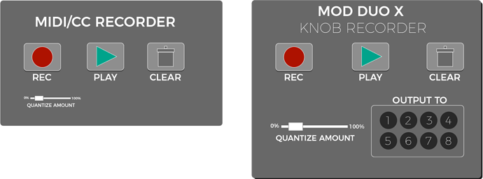 MIDI&KNOB RECORDERS